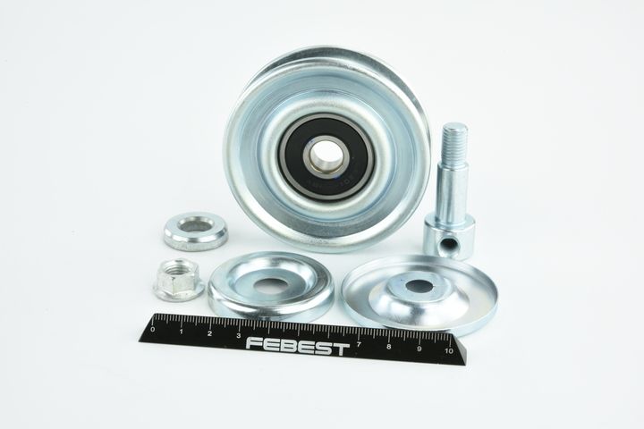 FEBEST 0287-P12 - Spannrolle, Keilrippenriemen