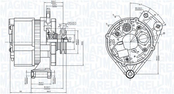MAGNETI MARELLI 063739061010 - Generator