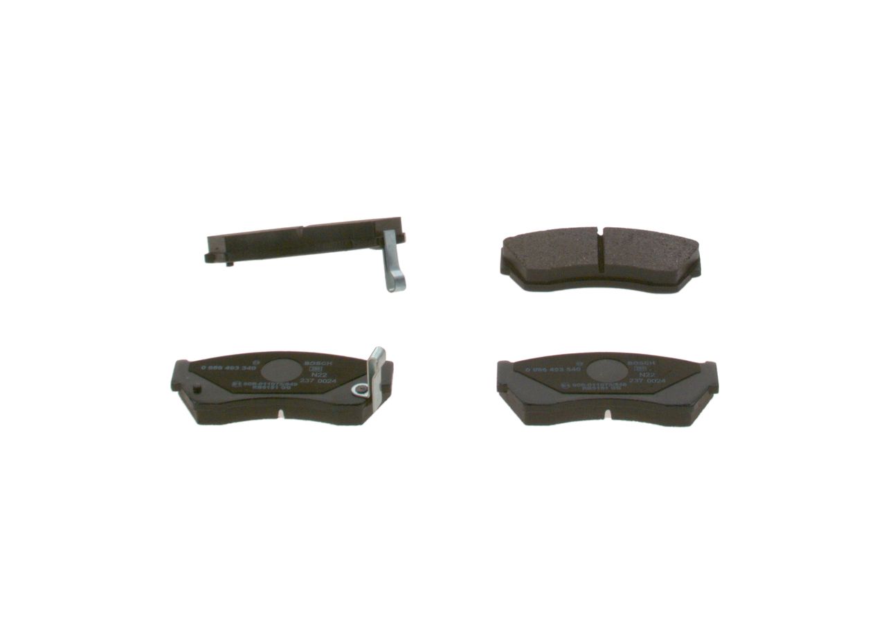 BOSCH 0 986 493 340 - Bremsbelagsatz, Scheibenbremse