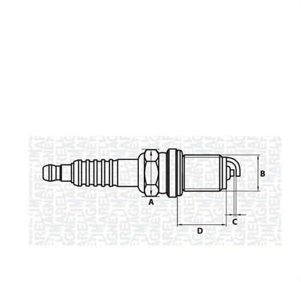 MAGNETI MARELLI 062000775304 - Zündkerze
