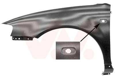 VAN WEZEL 0331655 - Kotflügel