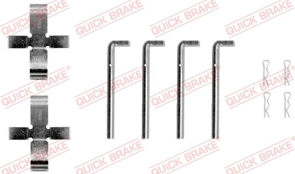 QUICK BRAKE 109-0968 - Zubehörsatz, Scheibenbremsbelag