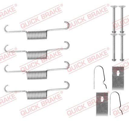 QUICK BRAKE 105-0884 - Zubehörsatz, Feststellbremsbacken