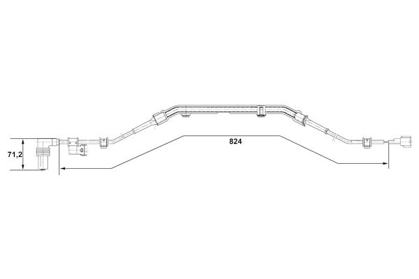 BOSCH 0 265 001 276 - Sensor, Raddrehzahl