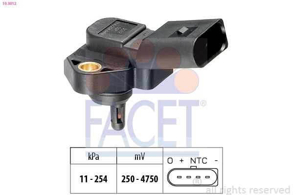 FACET 10.3012 - Luftdrucksensor, Höhenanpassung