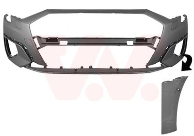 VAN WEZEL 0367575 - Stoßfänger