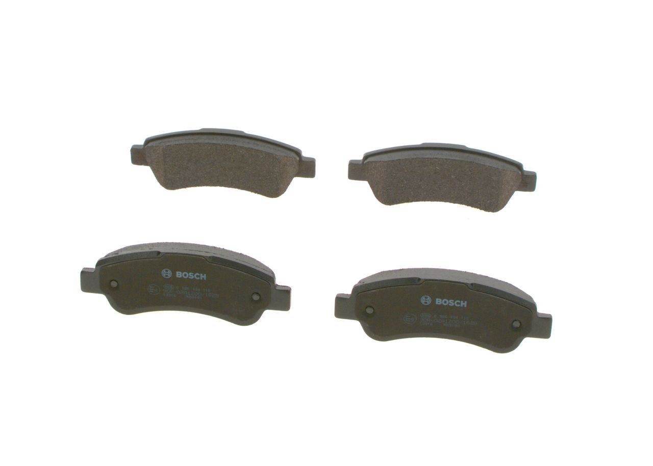 BOSCH 0 986 494 110 - Bremsbelagsatz, Scheibenbremse