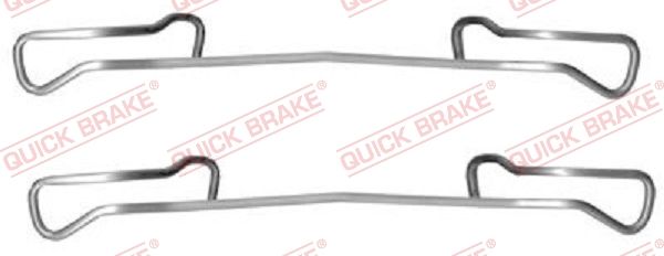 QUICK BRAKE 109-1150 - Zubehörsatz, Scheibenbremsbelag