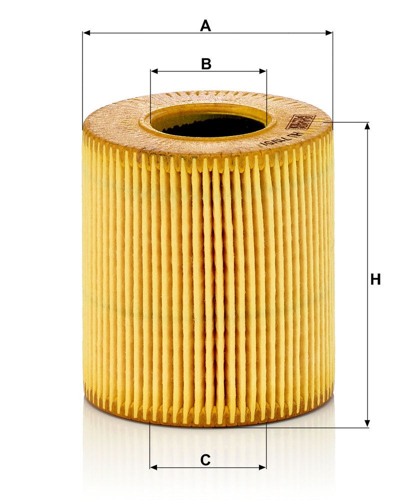 MANN-FILTER HU 711/51 x - Ölfilter