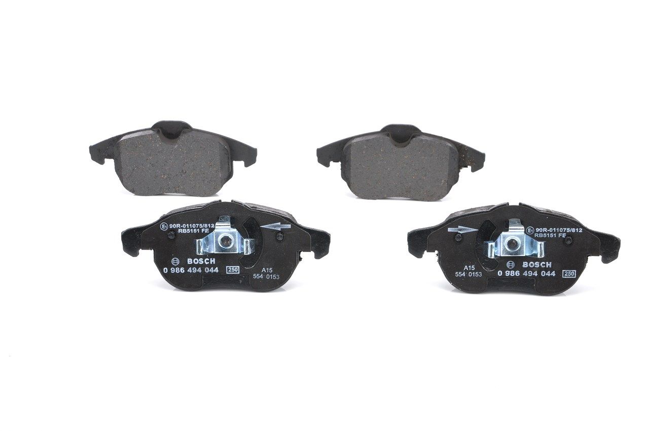 BOSCH 0 986 494 044 - Bremsbelagsatz, Scheibenbremse