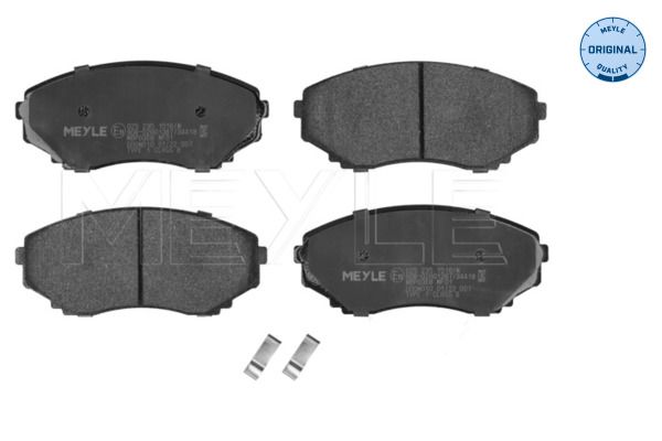 MEYLE 025 235 1516/W - Bremsbelagsatz, Scheibenbremse