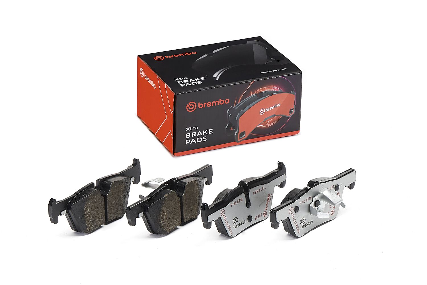 BREMBO P 06 071X - Bremsbelagsatz, Scheibenbremse