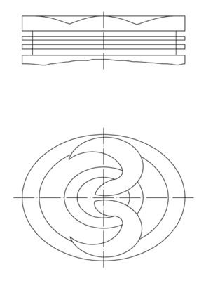 MAHLE 049 27 00 - Kolben
