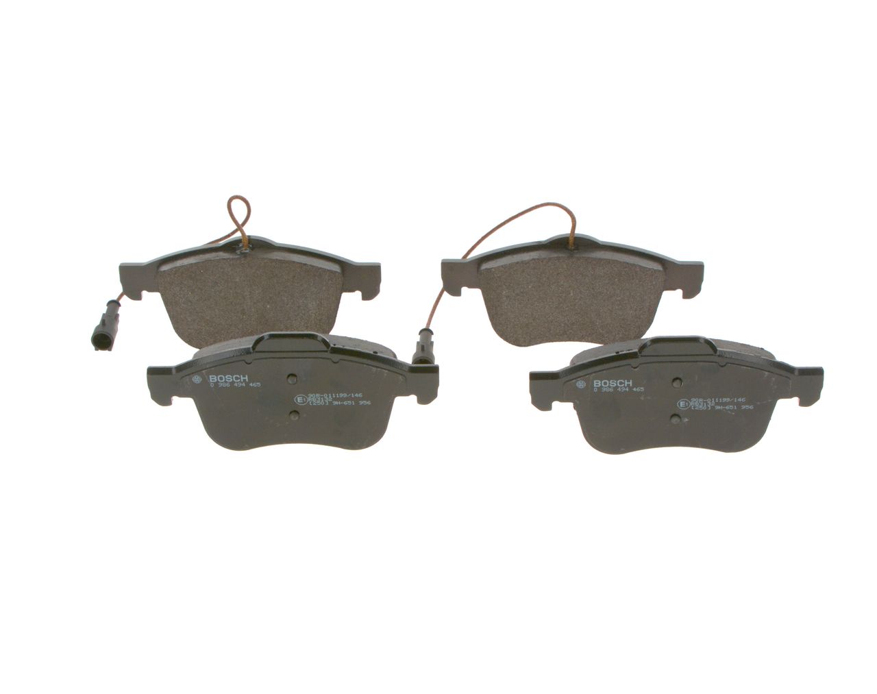 BOSCH 0 986 494 465 - Bremsbelagsatz, Scheibenbremse