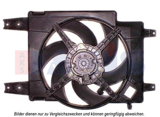 AKS DASIS 018009N - Lüfter, Motorkühlung