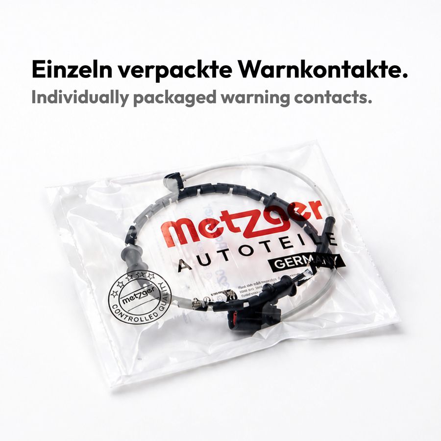 METZGER AUTOTEILE 1190233 - Warnkontakt, Bremsbelagverschleiß