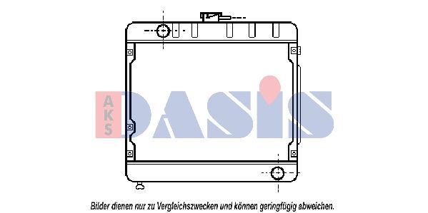 AKS DASIS 120640N - Kühler, Motorkühlung