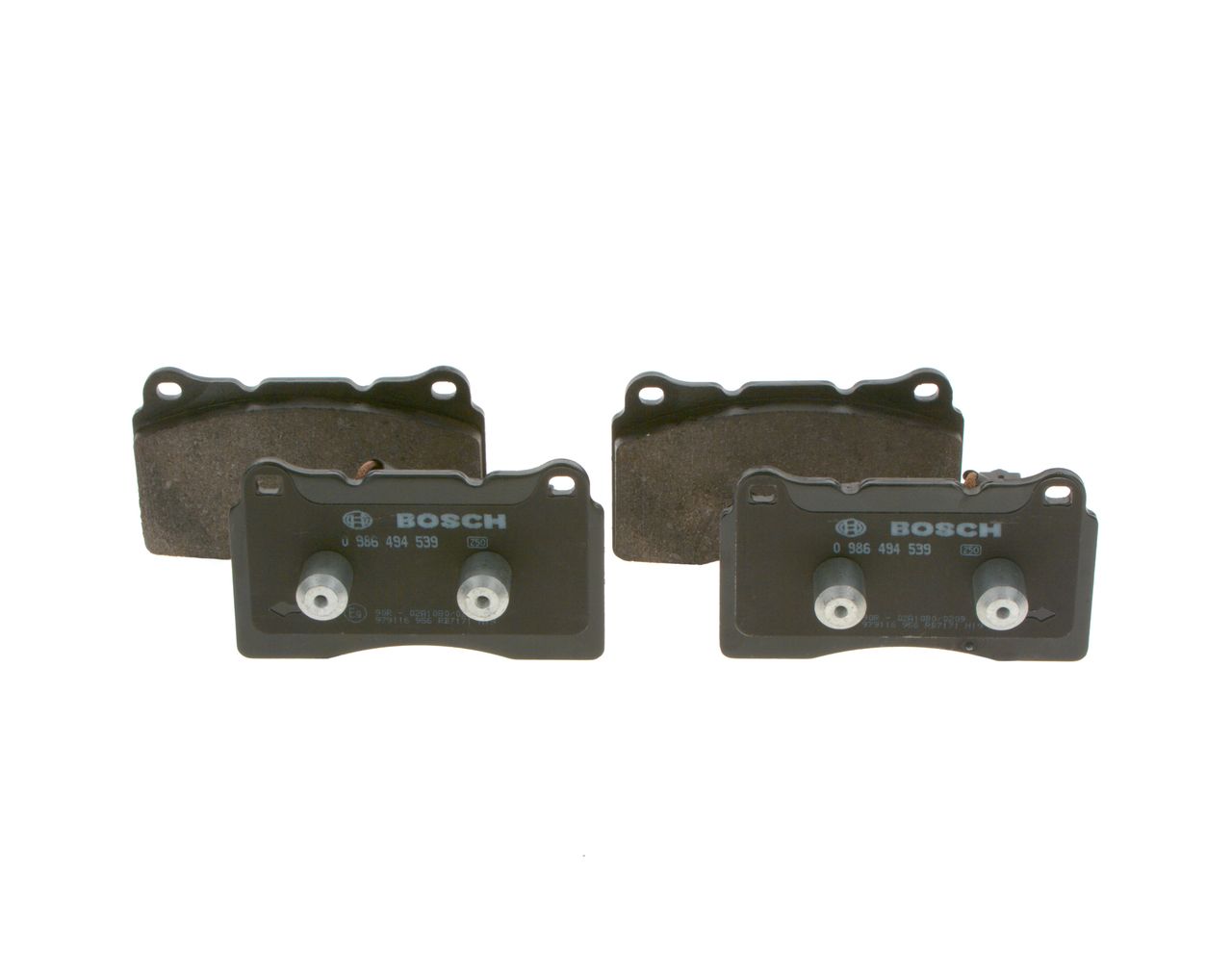 BOSCH 0 986 494 539 - Bremsbelagsatz, Scheibenbremse