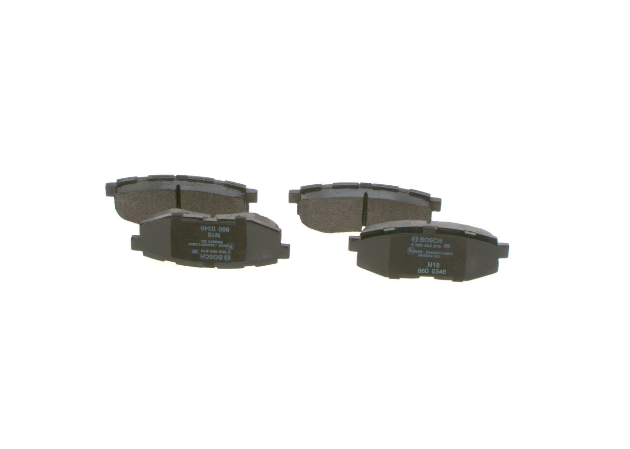 BOSCH 0 986 494 876 - Bremsbelagsatz, Scheibenbremse