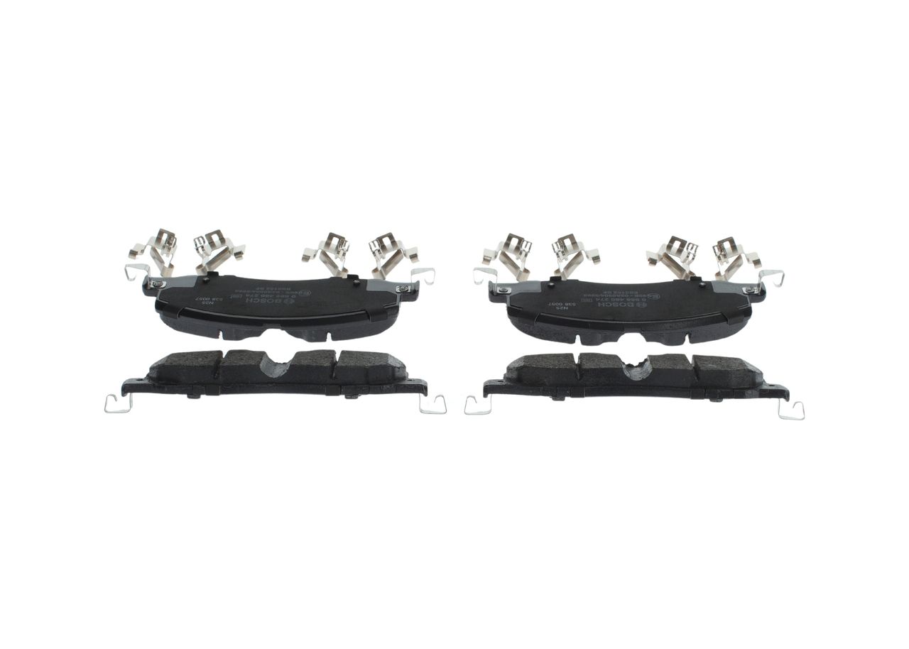 BOSCH 0 986 460 274 - Bremsbelagsatz, Scheibenbremse