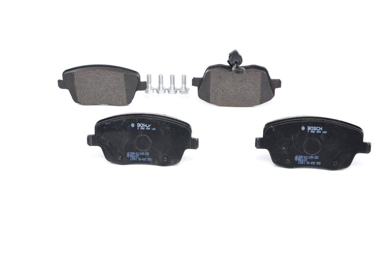 BOSCH 0 986 494 105 - Bremsbelagsatz, Scheibenbremse
