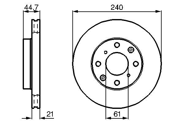 BOSCH 0 986 478 115 - Bremsscheibe