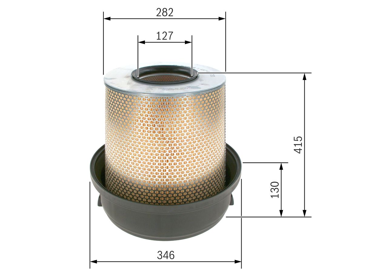 BOSCH 1 457 433 730 - Luftfilter