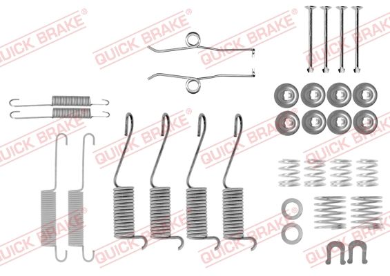 QUICK BRAKE 105-0697 - Zubehörsatz, Bremsbacken