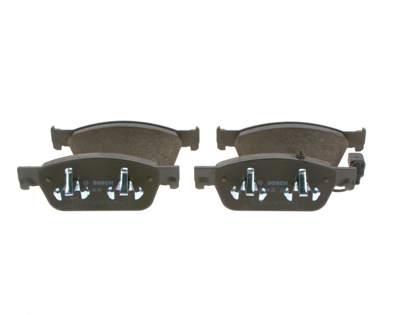 BOSCH 0 986 494 553 - Bremsbelagsatz, Scheibenbremse