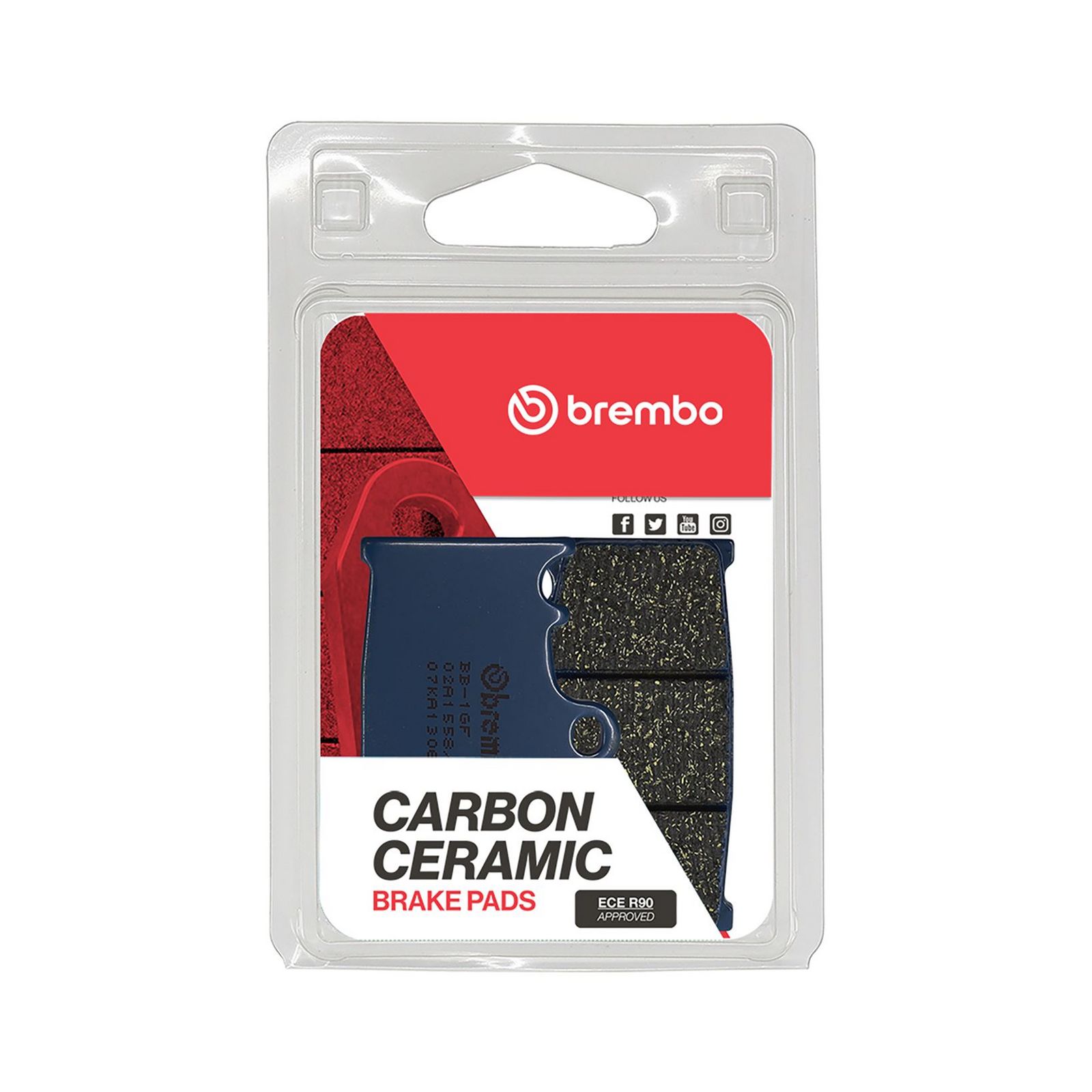 BREMBO 07KA1306 - Bremsbelagsatz, Scheibenbremse