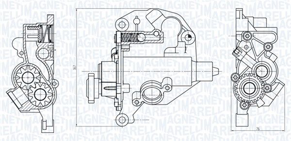 MAGNETI MARELLI 351516000054 - Ölpumpe