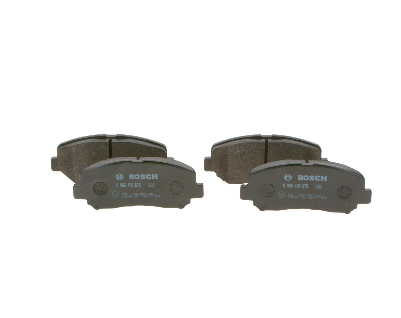 BOSCH 0 986 494 675 - Bremsbelagsatz, Scheibenbremse