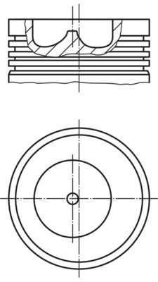 MAHLE 007 85 00 - Kolben