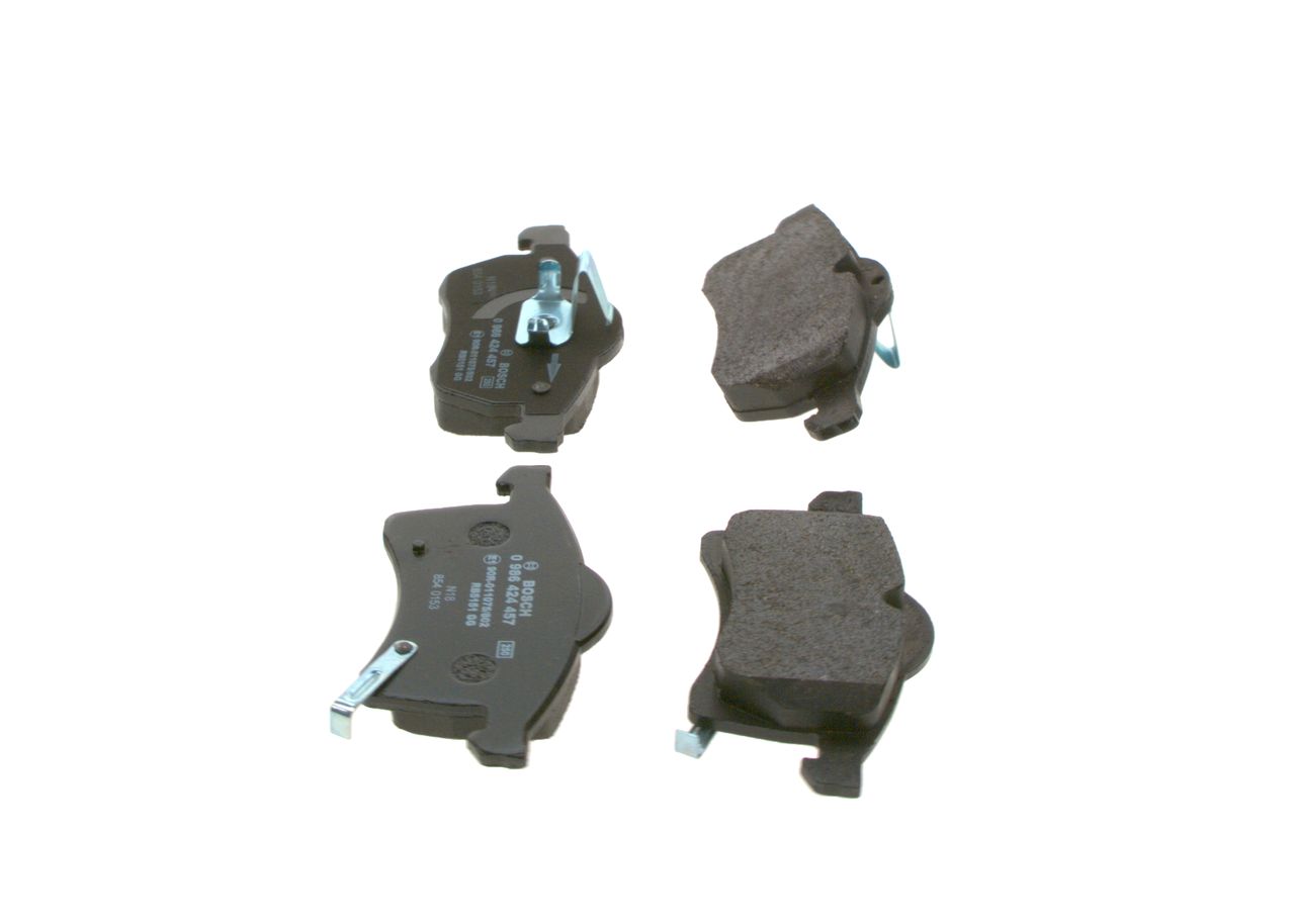 BOSCH 0 986 424 457 - Bremsbelagsatz, Scheibenbremse