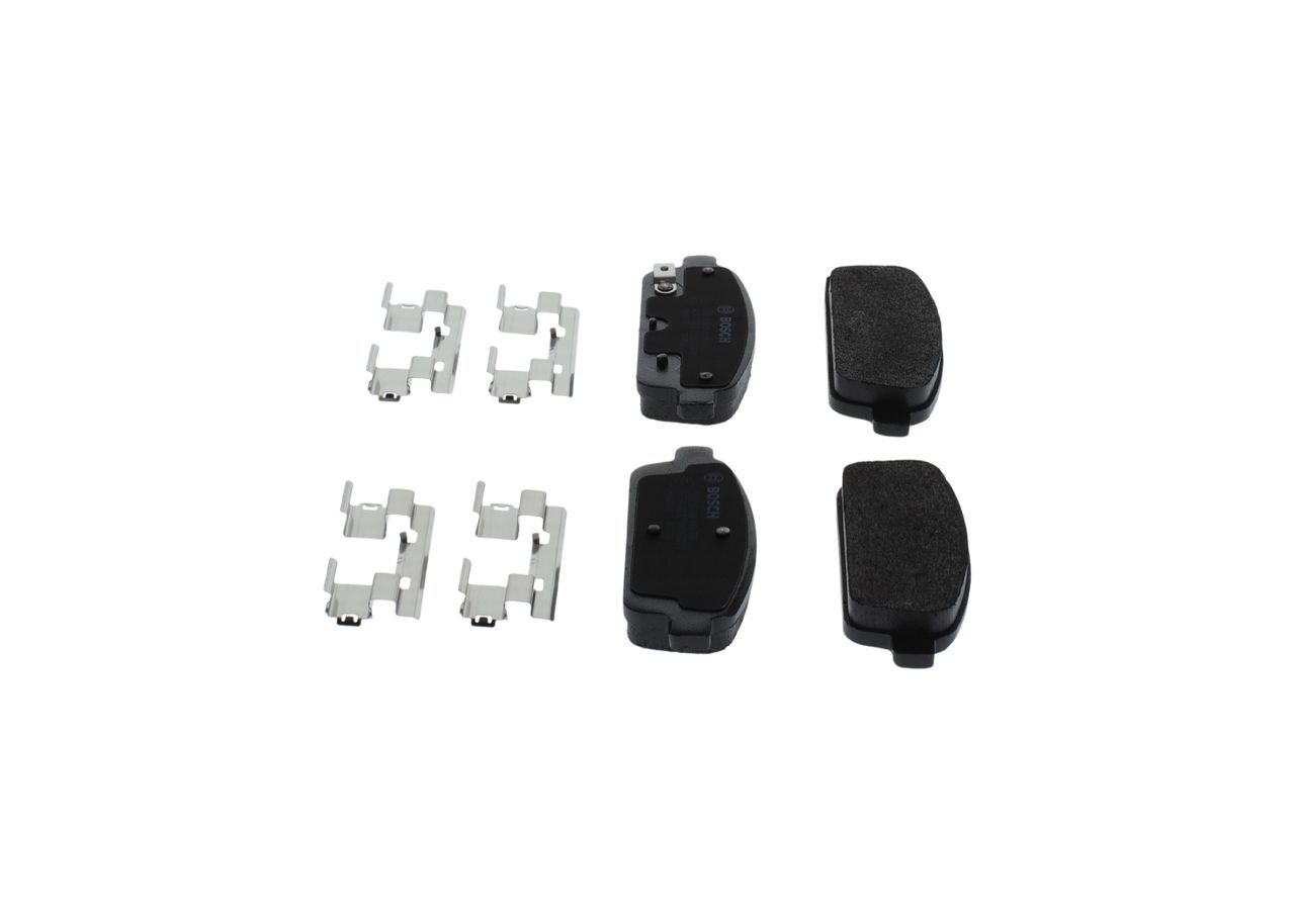 BOSCH 0 986 494 666 - Bremsbelagsatz, Scheibenbremse