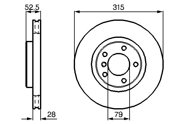 BOSCH 0 986 478 762 - Bremsscheibe