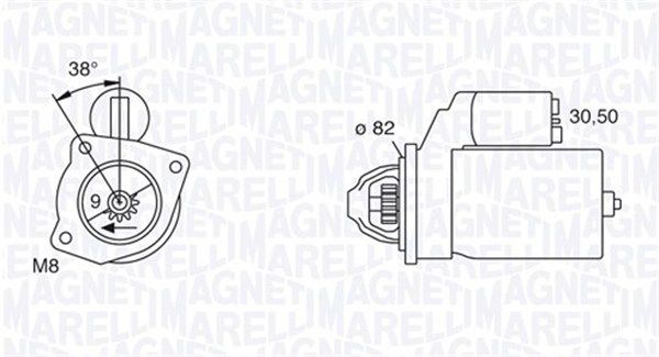 MAGNETI MARELLI 063114014010 - Starter