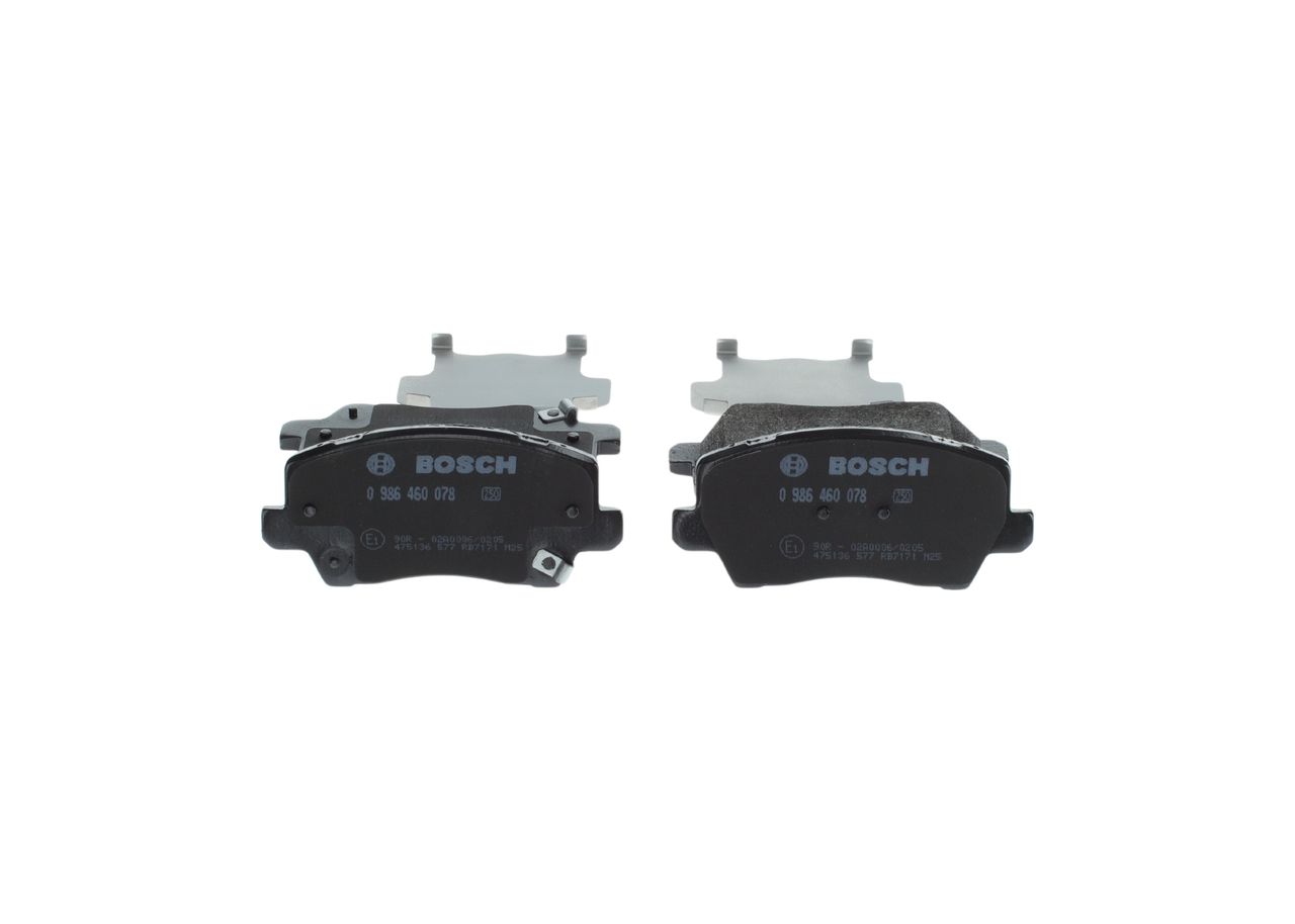 BOSCH 0 986 460 078 - Bremsbelagsatz, Scheibenbremse