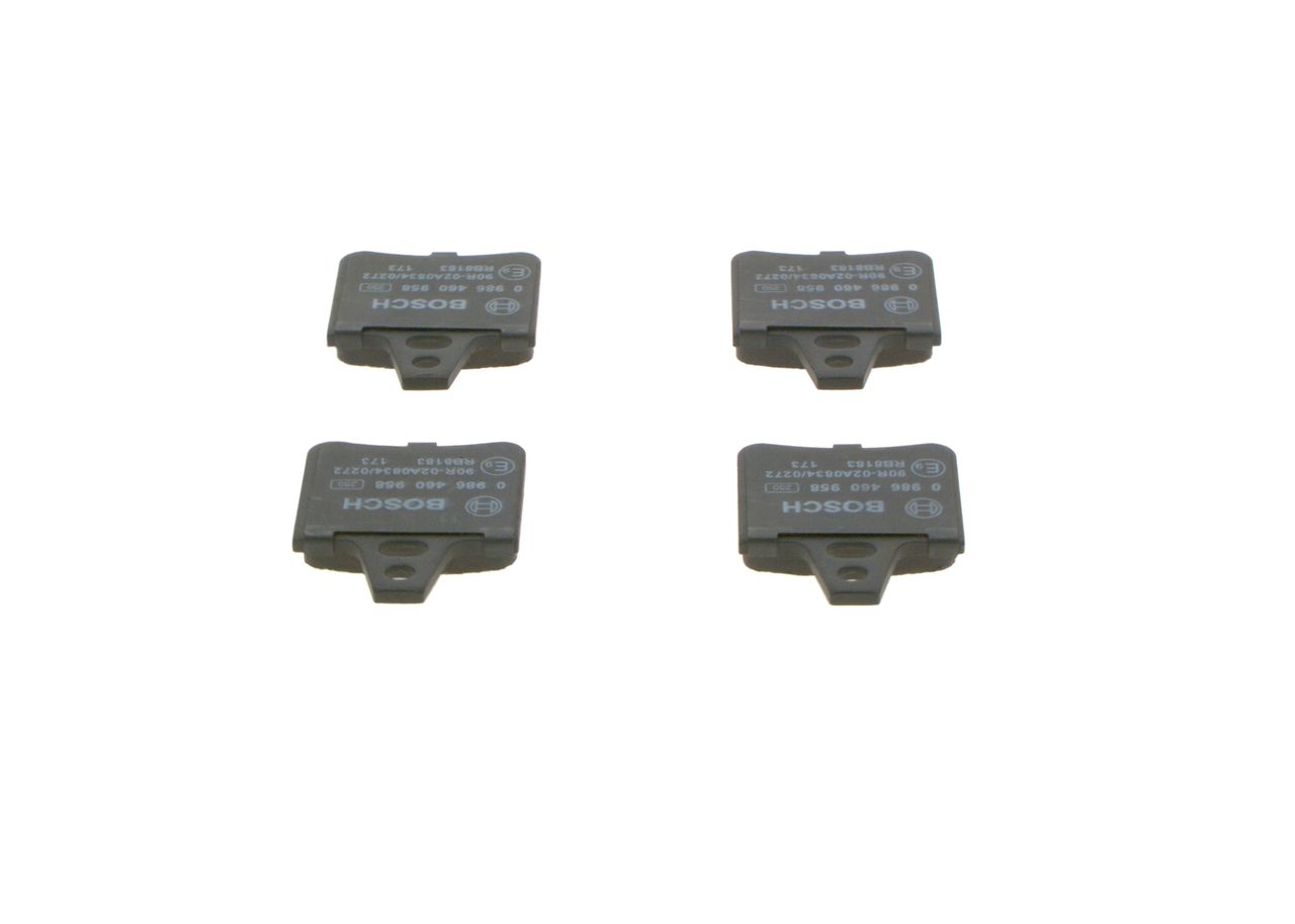 BOSCH 0 986 460 958 - Bremsbelagsatz, Scheibenbremse