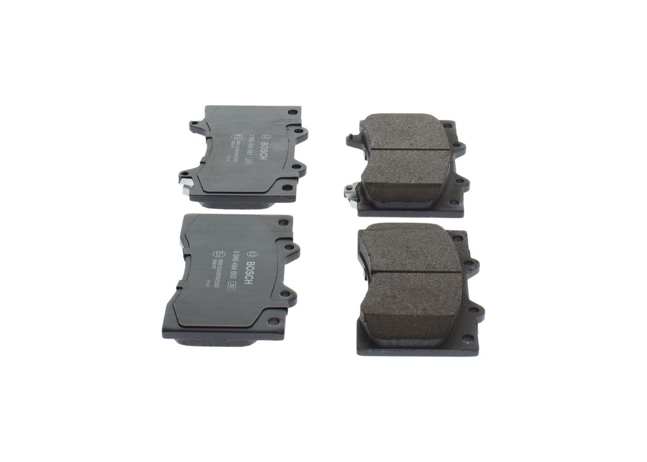 BOSCH 0 986 494 693 - Bremsbelagsatz, Scheibenbremse