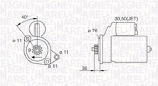 MAGNETI MARELLI 063720618010 - Starter
