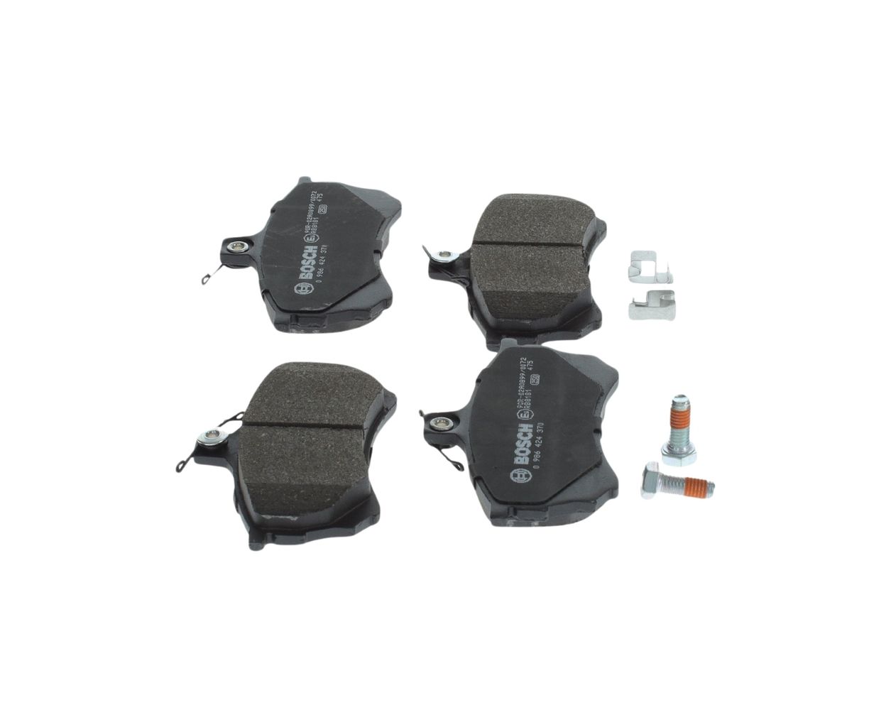 BOSCH 0 986 424 370 - Bremsbelagsatz, Scheibenbremse