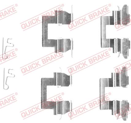 QUICK BRAKE 109-1608 - Zubehörsatz, Scheibenbremsbelag