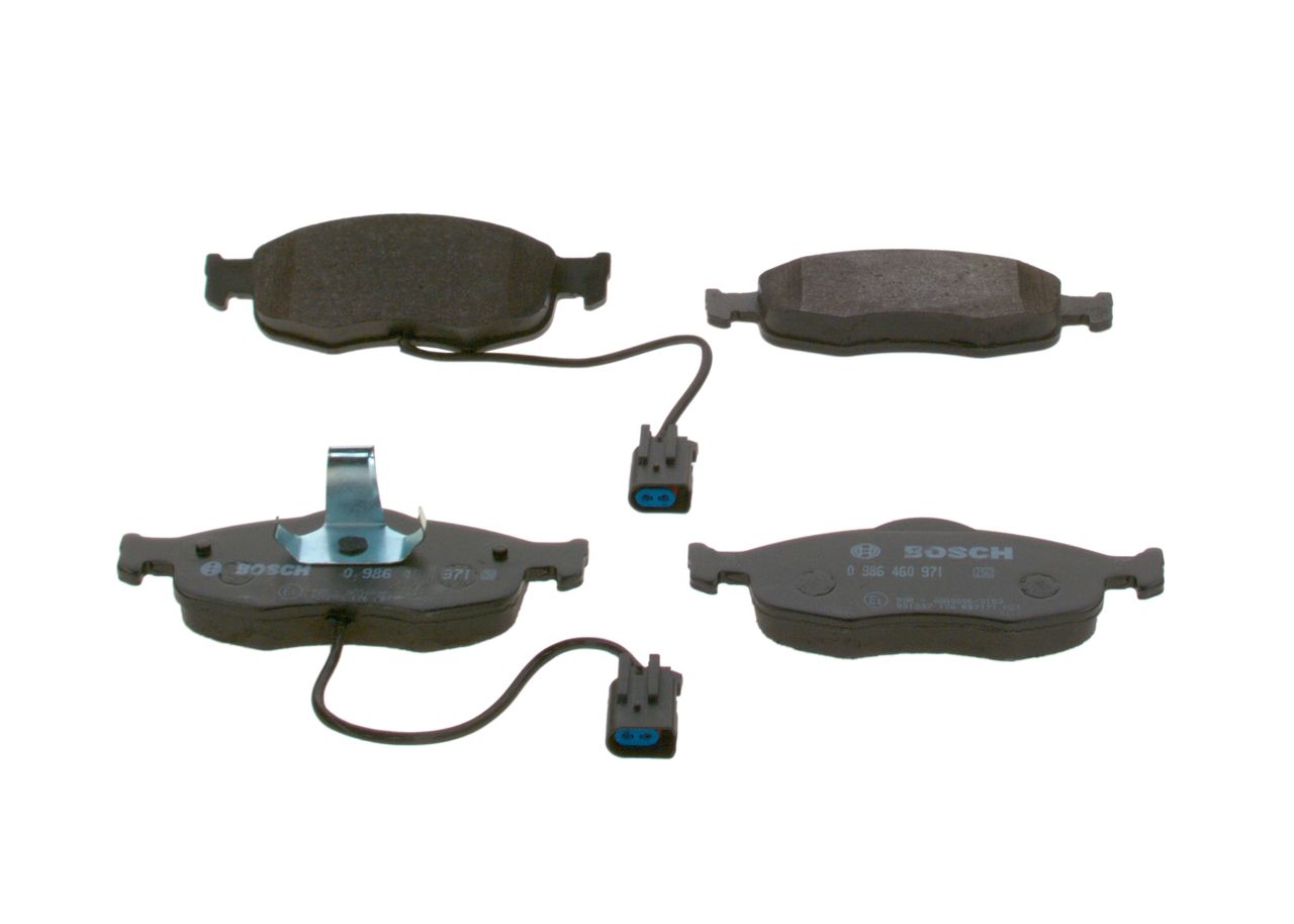 BOSCH 0 986 460 971 - Bremsbelagsatz, Scheibenbremse