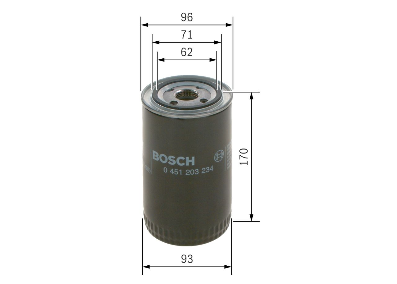 BOSCH 0 451 203 234 - Ölfilter