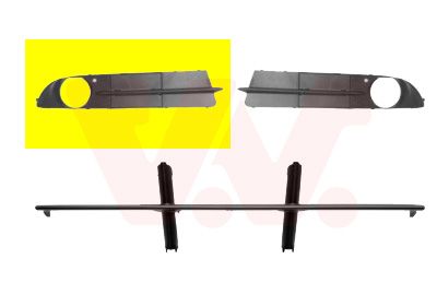 VAN WEZEL 0655592 - Lüftungsgitter, Stoßfänger