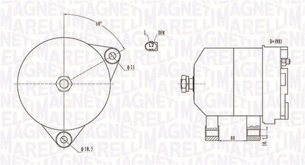 MAGNETI MARELLI 063731913010 - Generator