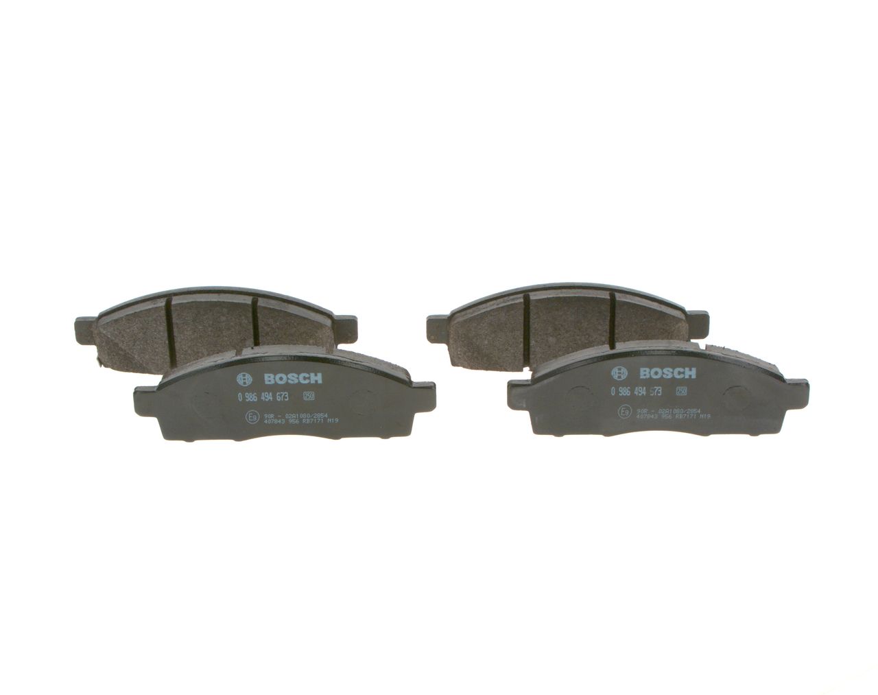 BOSCH 0 986 494 673 - Bremsbelagsatz, Scheibenbremse
