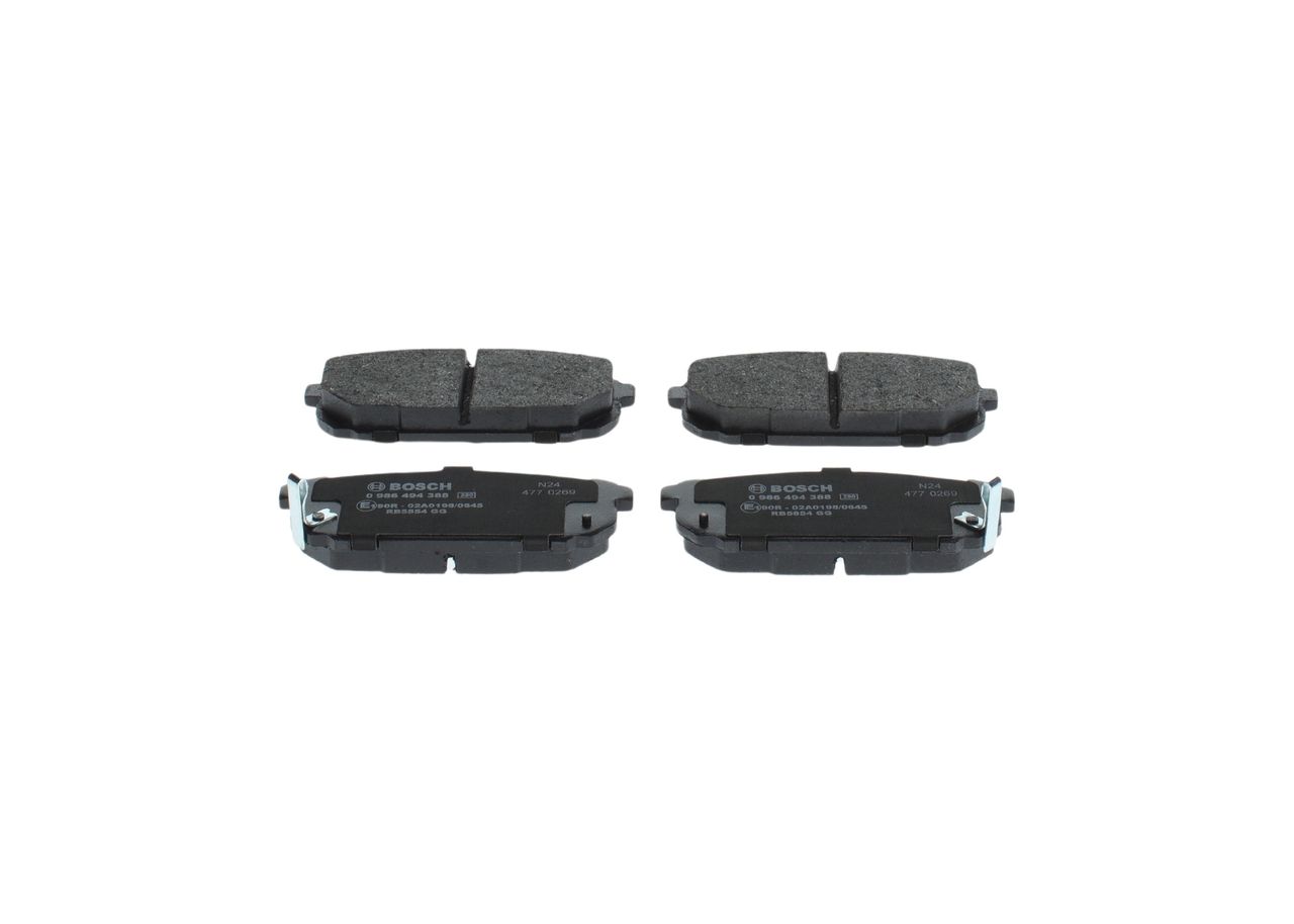 BOSCH 0 986 494 388 - Bremsbelagsatz, Scheibenbremse