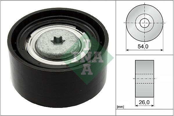 Schaeffler INA 532 0672 10 - Umlenk-/Führungsrolle, Keilrippenriemen